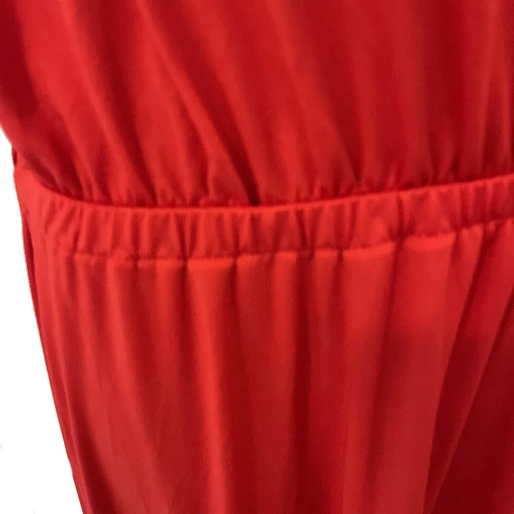 Red Convertible Bridesmaid Dress Infinity Maxi Multiway Wrap Dress Size M - Picture 8 of 9
